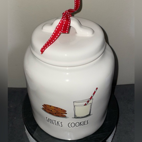 Rae Dunn SANTAS COOKIES Canister - Picture 6 of 12